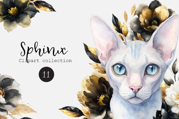 Watercolor Clipart Sphinx: A Versatile Illustrations Asset