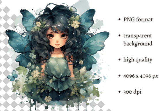 Watercolor Floral Fairy PNG Clipart: Illustrations Review
