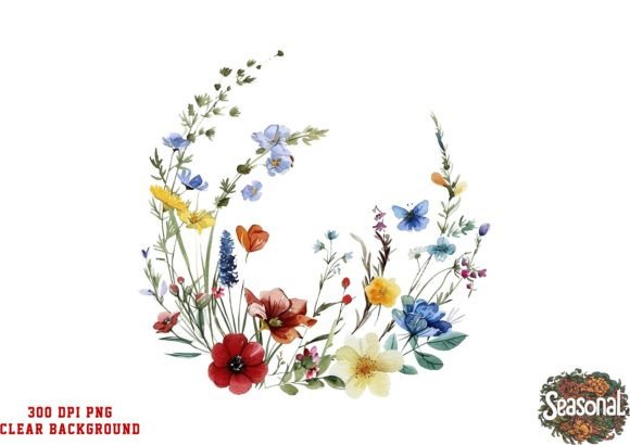 Watercolor Wild Flower Clipart: An Embroidery Review