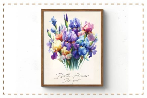 Watercolour Birth Flower Bouquet: A Designer's Review