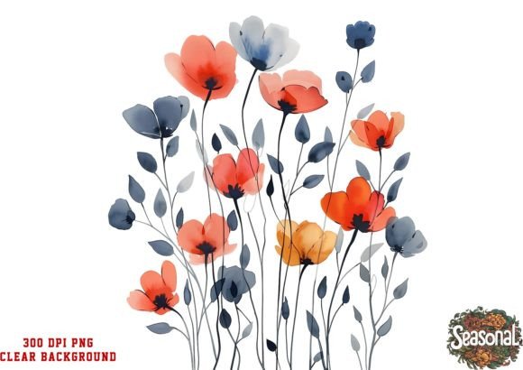 Wildflower Boho Watercolor Clipart Illustrations Review